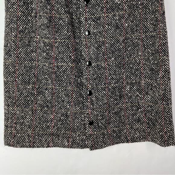 Vintage Krizia Tweed 100% Wool Short Work/Office Skirt Made in Italy - Picture 6 of 14